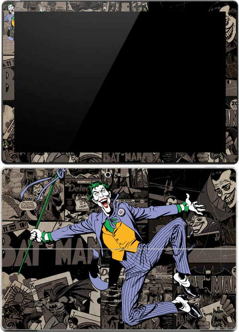 DC Comics The Joker Vintage Action pose pattern Surface Pro (2017) Skin